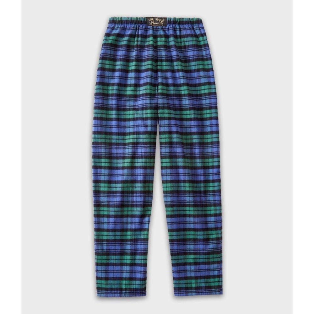 Vermont Flannel Flannel Lounge Pants - Black Watch-Blue Green KIDS 10/12